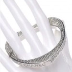 Chanel Crystal Heart Bracelet